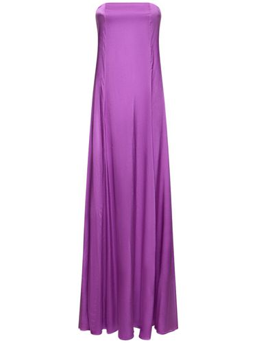 Stretch Silk Satin Dress - FORTE_FORTE - Modalova