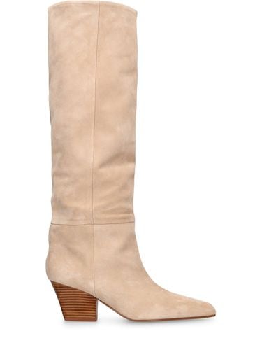 Mm Jane Suede Tall Boots - PARIS TEXAS - Modalova