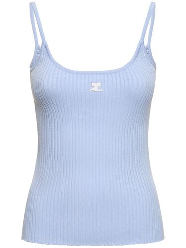 Knit Tank Top - COURREGES - Modalova