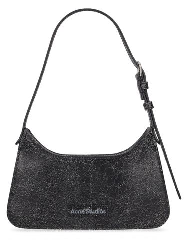 Bolso De Hombro Micro Platt De Piel Craquelada - ACNE STUDIOS - Modalova