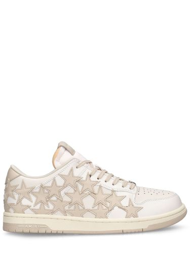 Sneakers De Piel Con Estrellas - AMIRI - Modalova