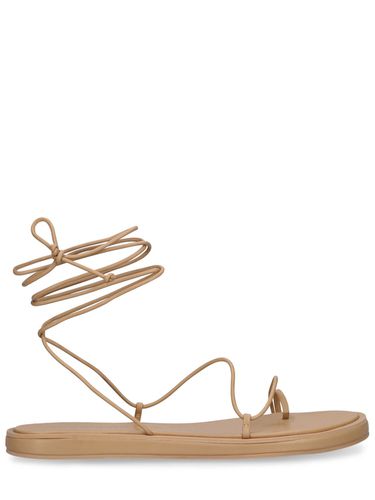 Mm Emily Leather Flat Sandals - STUDIO AMELIA - Modalova