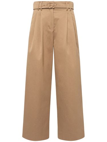 Pantalones Anchos De Gabardina De Algodón - 'S MAX MARA - Modalova