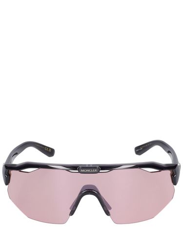 Shield Acetate Mask Sunglasses - MONCLER - Modalova