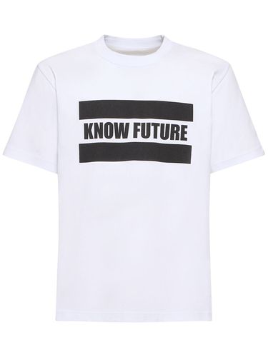 Bedrucktes T-shirt „know Future“ - SACAI - Modalova