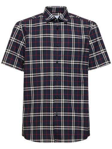 Simpson Cotton Checked Shirt - BURBERRY - Modalova