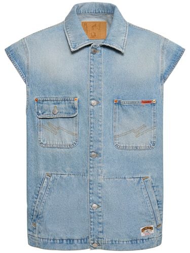 Cotton Denim Vest - MARTINE ROSE - Modalova