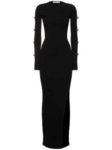 Maxikleid Mit Stretch-strick Und Verzierung - MACH & MACH - Modalova