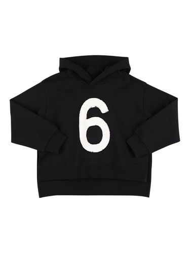 Sudadera De Algodón Con Logo - MM6 MAISON MARGIELA - Modalova