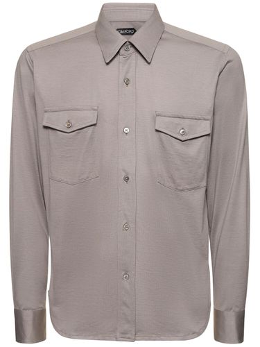 Fluid Silk & Cotton Shirt - TOM FORD - Modalova