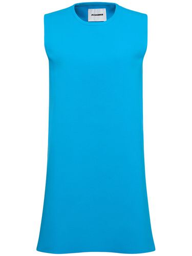 Sleeveless Knit Cutout Mini Dress - JIL SANDER - Modalova