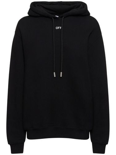 Sudadera De Algodón Con Capucha - OFF-WHITE - Modalova