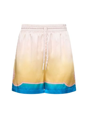 Shorts In Seta Con Coulisse - CASABLANCA - Modalova