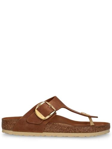 Gizeh Big Buckle Oiled Leather Sandals - BIRKENSTOCK - Modalova