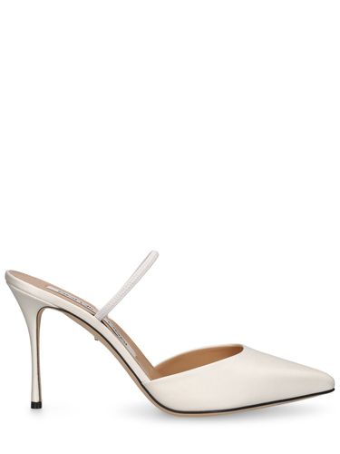 Mm Satin Slingback Pumps - SERGIO ROSSI - Modalova