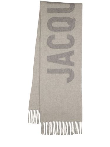 Schal Aus Wolle Mit Logo „l'echarpe“ - JACQUEMUS - Modalova