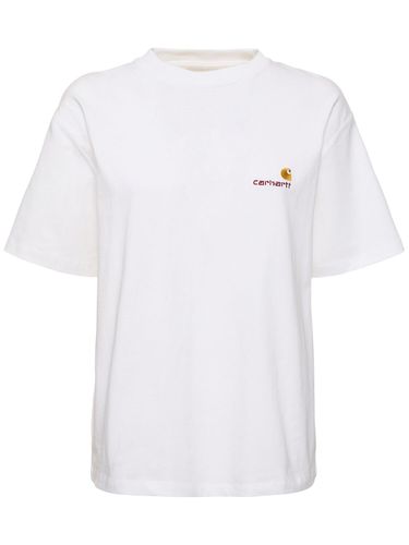 T-shirt Aus Baumwolljersey "american Script" - CARHARTT WIP - Modalova