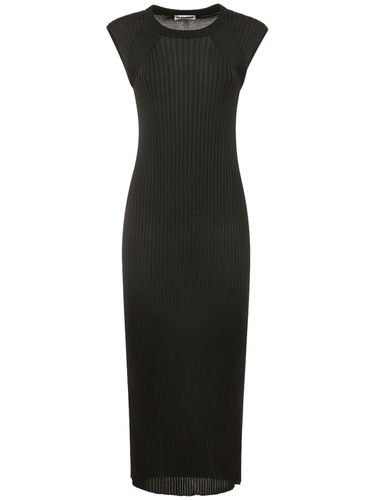 Vestido Midi De Jersey Sin Mangas - JIL SANDER - Modalova