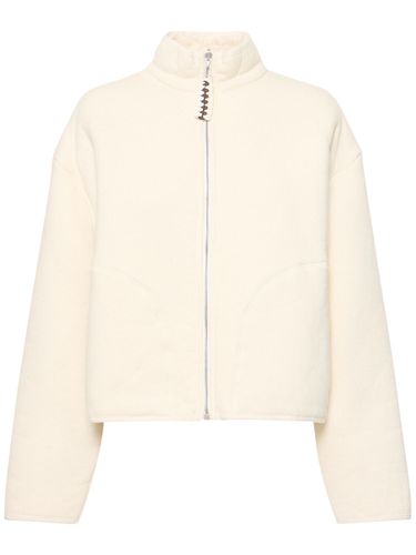 Giacca In Pile Di Cotone / Zip - JIL SANDER - Modalova