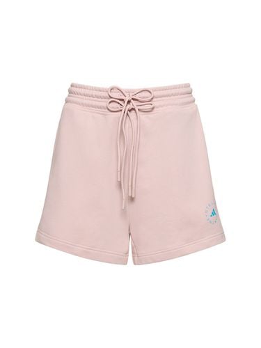 Cotton Terry Shorts - ADIDAS BY STELLA MCCARTNEY - Modalova