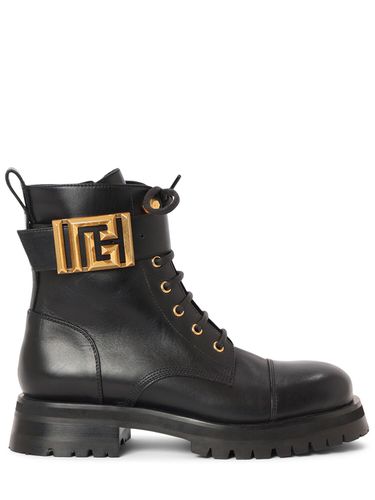 Mm Ranger Leather Combat Boots - BALMAIN - Modalova