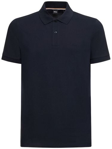 Polo Pallas In Cotone / Logo - BOSS - Modalova