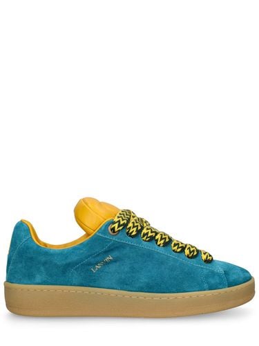 Curb Lite In Full Suede Sneakers - LANVIN - Modalova