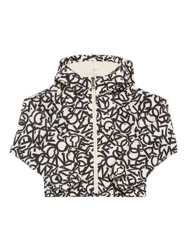 Chaqueta De Nylon Estampado - MONCLER - Modalova