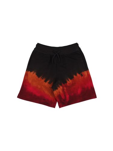 Shorts Aus Baumwollfleece Mit Druck - DSQUARED2 - Modalova