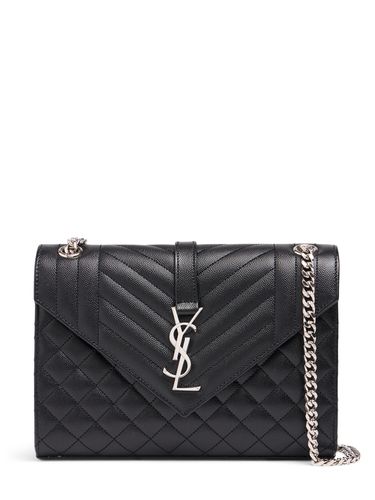 Envelope Leather Shoulder Bag - SAINT LAURENT - Modalova