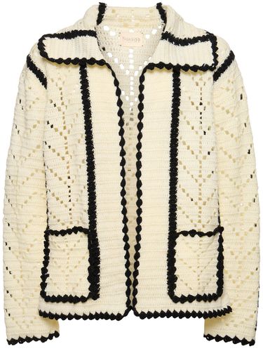 Crochet Wool Jacket - HARAGO - Modalova