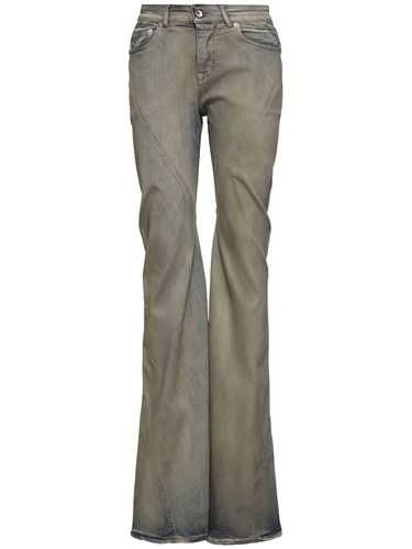 Jeans Acampanados De Denim - RICK OWENS DRKSHDW - Modalova