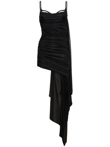 Vestido Corto De Jersey Techno - MUGLER - Modalova