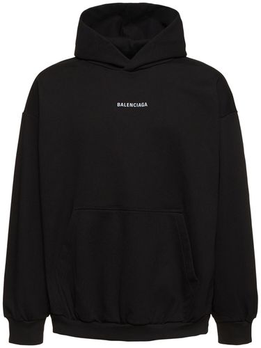 Sudadera De Algodón Con Capucha - BALENCIAGA - Modalova