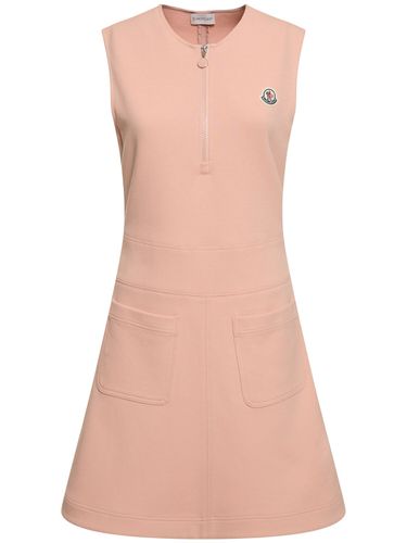 Vestido De Algodón - MONCLER - Modalova