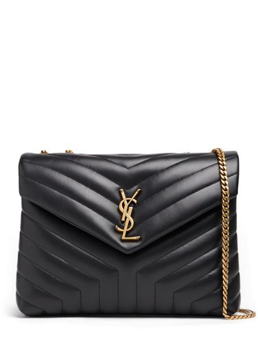 Medium Tasche Aus Gestepptem Leder "loulou" - SAINT LAURENT - Modalova