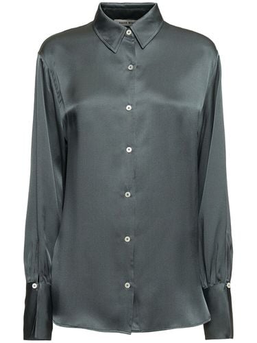 Monica Satin Silk Shirt - ANINE BING - Modalova