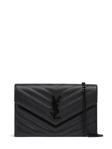 Kleine, Gesteppte Tasche Aus Leder "monogram" - SAINT LAURENT - Modalova