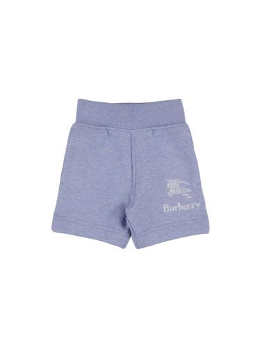 Baumwollshorts Mit Hohem Bund Und Logo - BURBERRY - Modalova