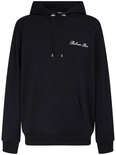 Hoodie Mit Balmain-signatur - BALMAIN - Modalova