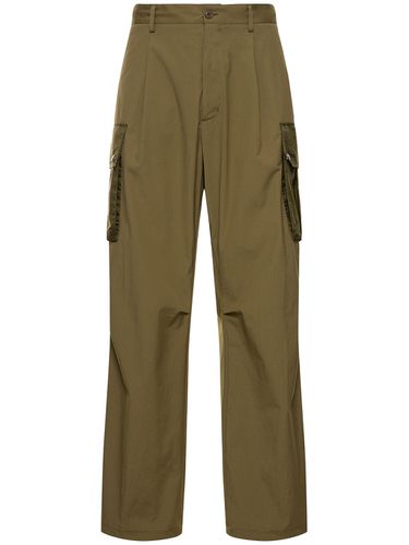 Cotton Poplin Cargo Pants - MONCLER - Modalova