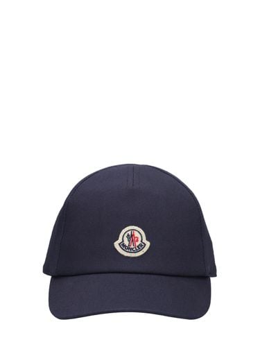 Gorra De Baseball De Algodón Con Logo - MONCLER - Modalova