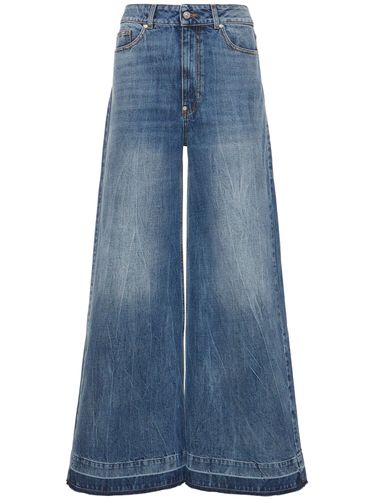 Jeans Anchos De Talle Alto - STELLA MCCARTNEY - Modalova