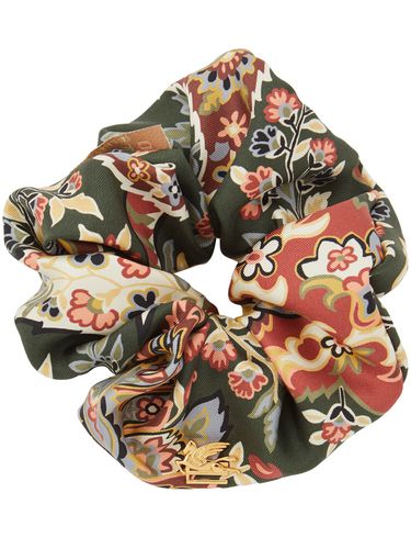 Scrunchie In Seta Stampa Paisley - ETRO - Modalova