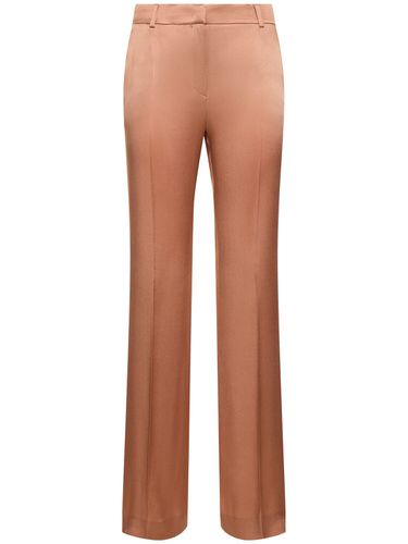 Pantalones Rectos De Satén - ALBERTA FERRETTI - Modalova