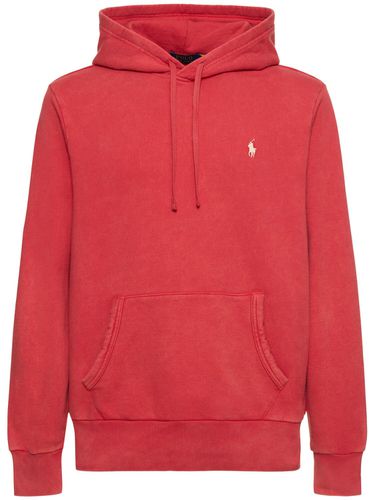 Sudadera De Algodón Con Logo Y Capucha - POLO RALPH LAUREN - Modalova