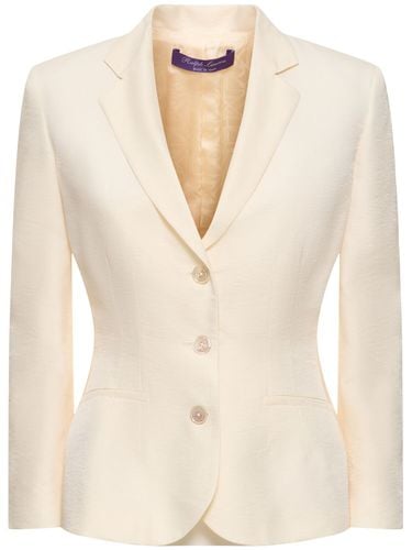 Glossy Crepe Jacket - RALPH LAUREN COLLECTION - Modalova