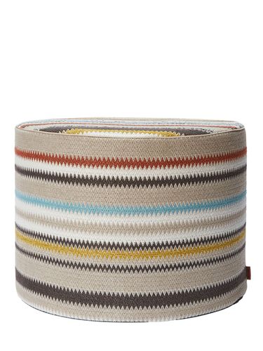 Pouf Cilíndrico Blurred - MISSONI HOME - Modalova