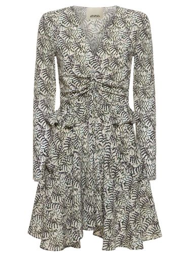 Usmara Silk Blend Mini Dress - ISABEL MARANT - Modalova