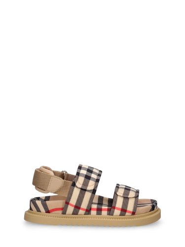 Sandalias Estampadas Con Correas - BURBERRY - Modalova